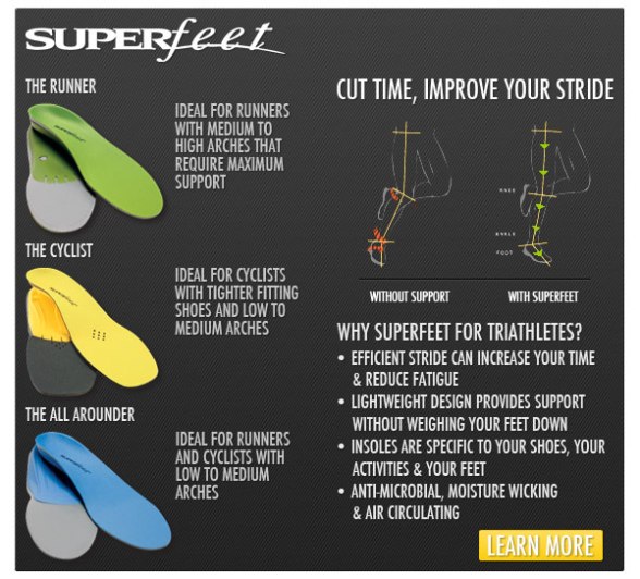 Info on Superfeet Insoles for Triathletes